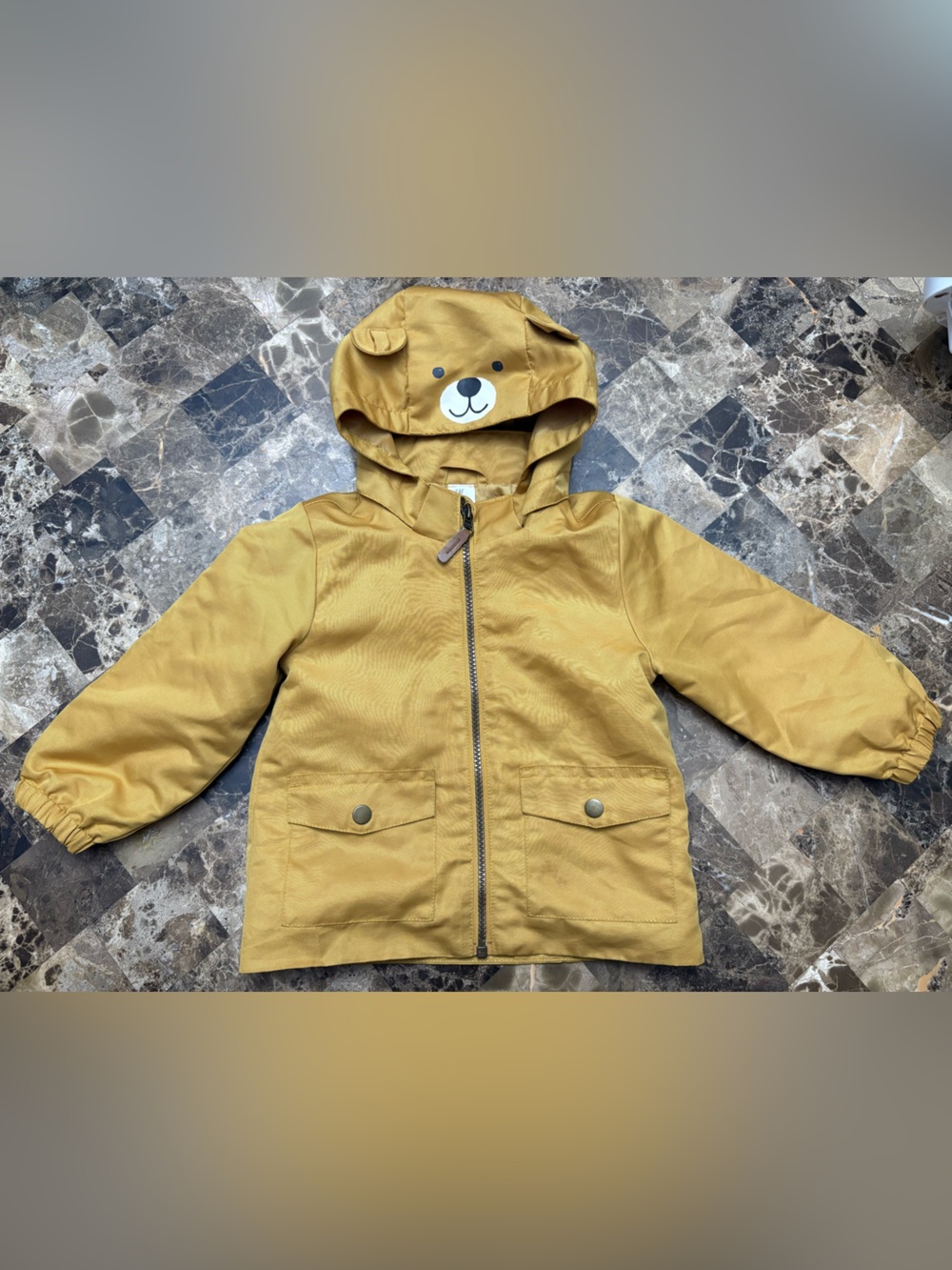 H&M teddy Bear Hooded Jacket 12-18 months